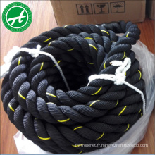Prix ​​usine noir couleur gym crossfit ringing cordes fabriqués en Chine